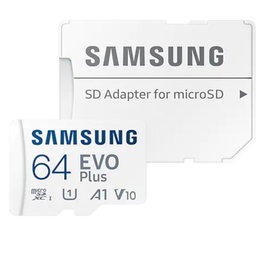 Samsung EVO Plus MB-MC64S 64GB microSDXC con Adaptador